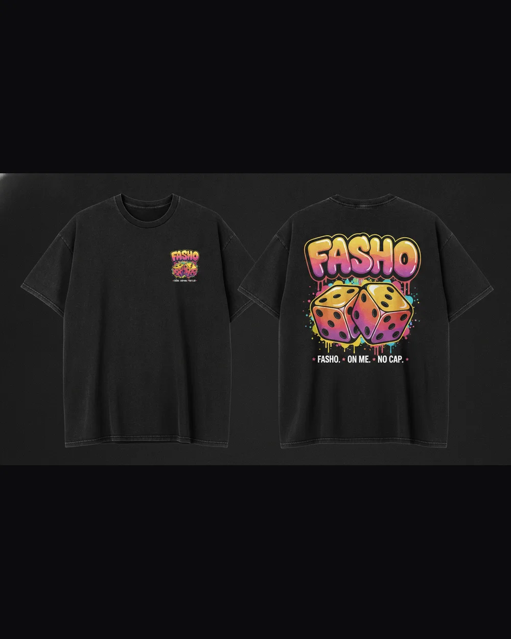 Fasho, Washed Black