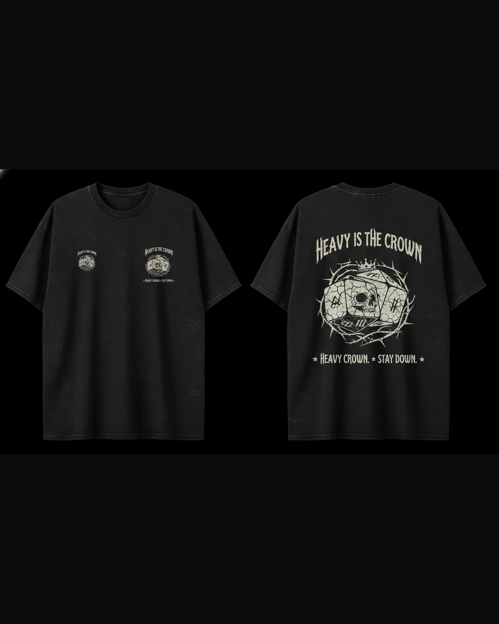 Heavy Crown, Washed Black