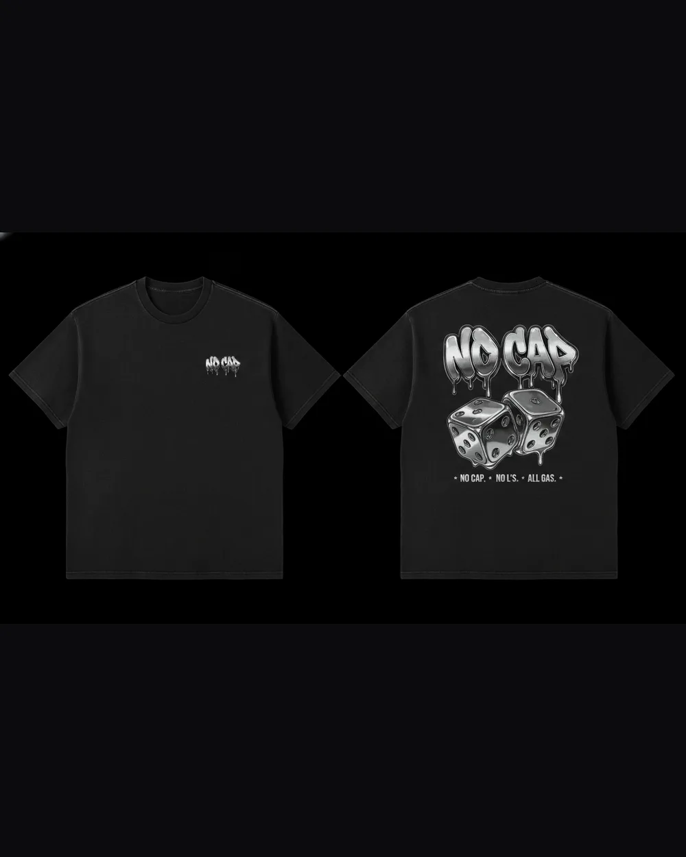 No Cap, Washed Black