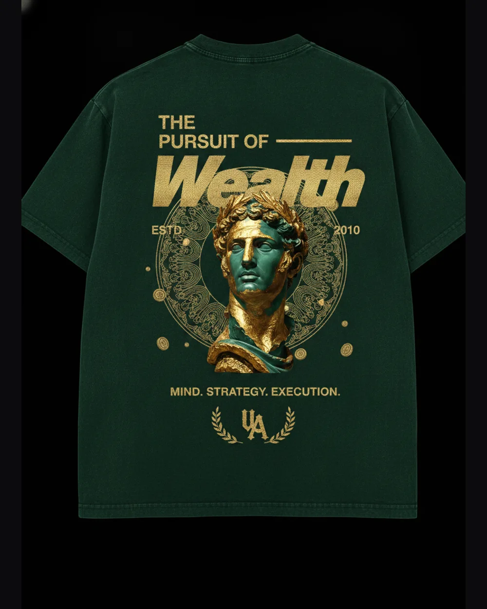 Pursuit — Emerald Gold, Washed Black