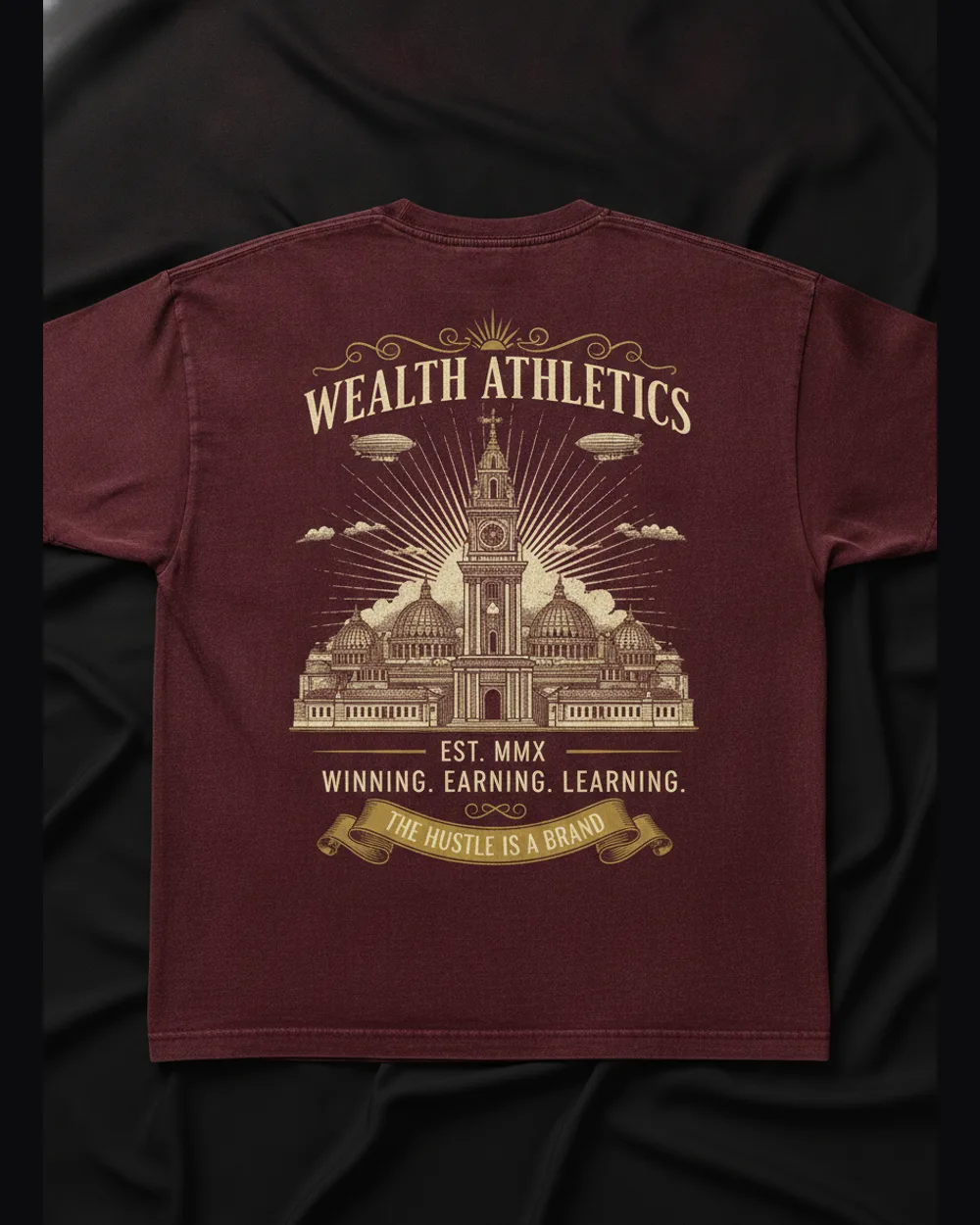 Athletics — Clock Tower, Washed Black